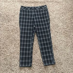 Black & White Grid Pants